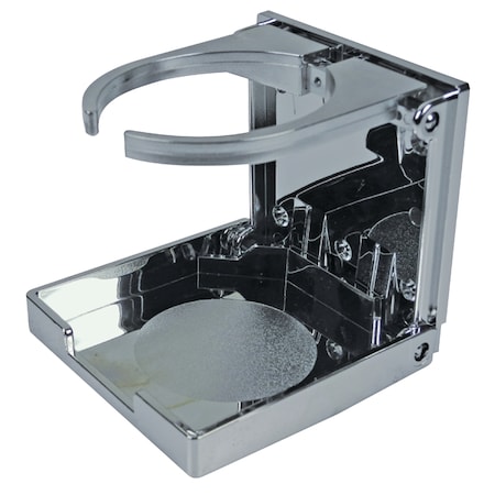 Seachoice Chrome Plated Folding and Adjustable Drink Holder 79411